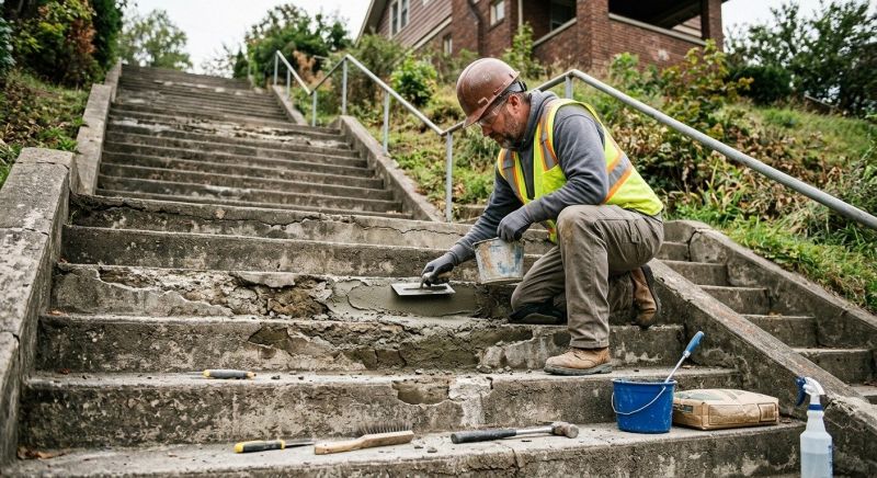 Wood Stairs Repair Service