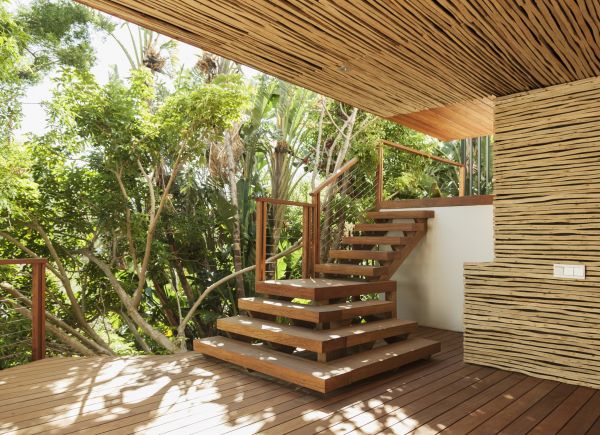 Outdoor Stairs Staining
