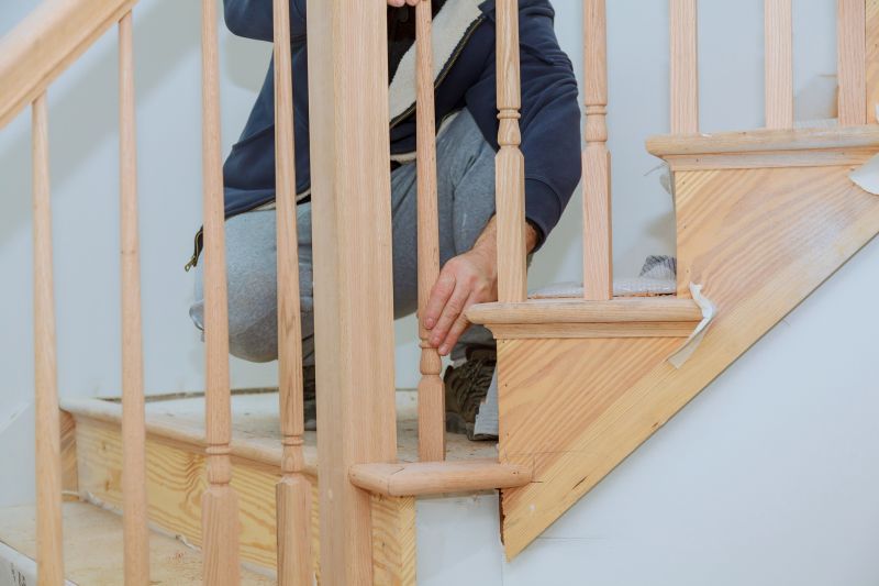Stair Banister Installation in Conroe, TX